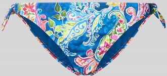Lauren Ralph Lauren Bikini Slip mit Allover-Muster in Dunkelblau, Gr&ouml;&szlig;e XL