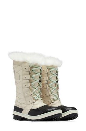 Sorel Tofino II Faux Fur Lined Waterproof Boot in Fawn/Sea Sprite at Nordstrom Rack, Size 7.5