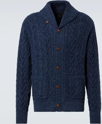 Ralph Lauren C&aacute;rdigan trenzado de algod&oacute;n