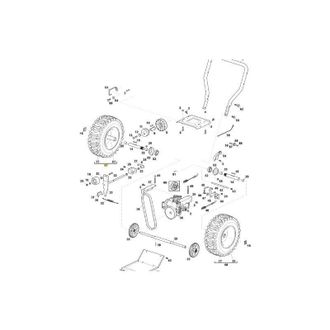 STIGA Sports Ruota Completa Dx 166.5-8 Originale Stiga - 118821116/0