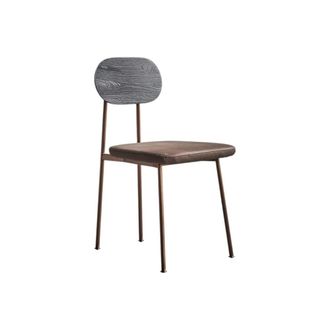 Tikamoon Silla Mohawk marr&oacute;n de roble macizo