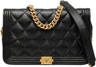 Chanel Pre-owned Boy Wallet on Chain - - Pre-owned - Donna - Nero - ONE SIZE