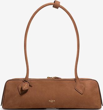 Alaia Schultertasche aus Nubukleder Le Teckel