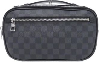 Louis Vuitton Graphite Coated Canvas Shoulder Bag (Pre-Owned)