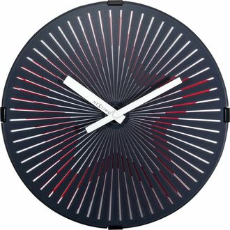 NeXtime 3223 Motion Star Reloj De Pared, Rojo, 30.5 Cm