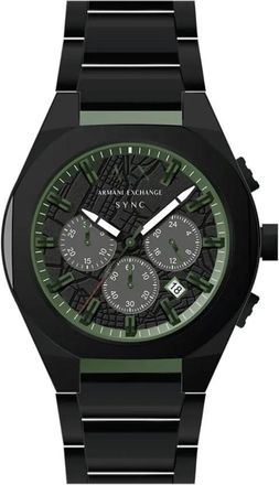 A|X Armani Exchange Watches - Heren - Horloges - Zwart - ONE Size - Accessoires