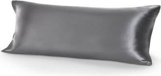 Bare Home 19 Momme 100% Mulberry Silk Pillowcase, Body Size in Grey at Nordstrom