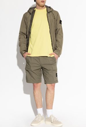 Stone Island Light Jacket With Hood, Mens, Green