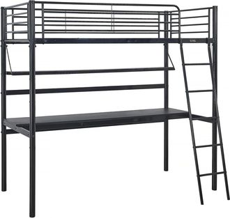 Habitat et Jardin Habitat Et Jardin - Cama Mezzanine alona - 90 X 190 Cm - Negro