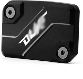 OEM Tap&oacute;n Del Dep&oacute;sito De L&iacute;quido De Freno Delantero Cnc Naranja Para Motocicleta Duke 125, 200 Y 390 Duke (negro)