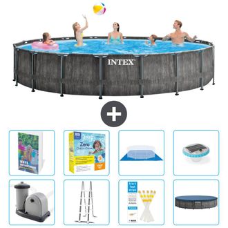 Intex Piscina Prism Frame Redonda - 549x122 Cm - 9-piezas S526