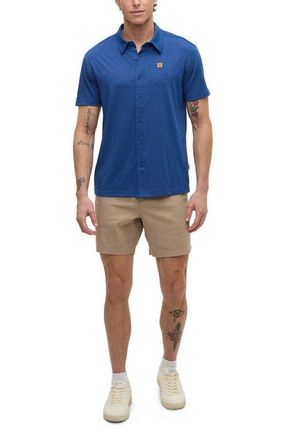 tentree Hawthorn Shirt in Nightfall Heather at Nordstrom, Size Xx-Large