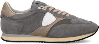 Philippe Model Blville Running - male - Philippe Model - Sneakers - Gray - 10 UK - Shoes