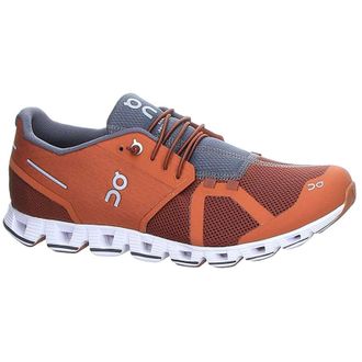 On Cloud Textile Synthetic Mens Low Top Trainers - Russet Cocoa - Size:UK 10.5