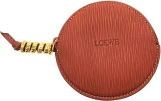 Loewe Pre-owned Wallets, female, Orange, Size: ONE SIZE Pre-owned Leather Wallet