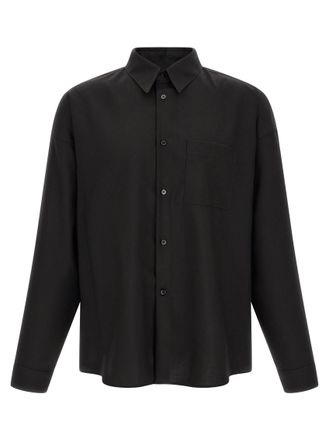 Marni Black Oversized Solid Shirt
