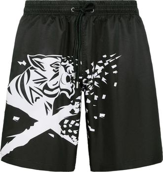 Plein Sport Boxershorts - Heren - Badpakken - Zwart - L - Polyester - Fitness