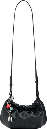 Desigual Logo Embossed Shoulder Bag in Black at Nordstrom