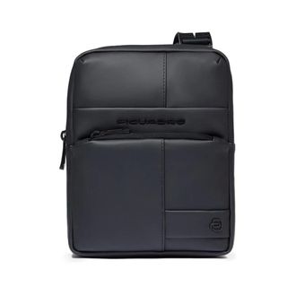 Piquadro Messenger Bags, male, Black, Size: ONE SIZE Wollem W129 Crossbody Bag
