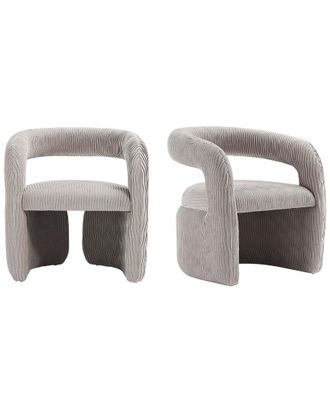Manhattan Comfort Modern Corvette Velvet Dining Chair