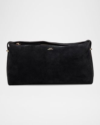 Toteme Belted Suede Clutch Bag