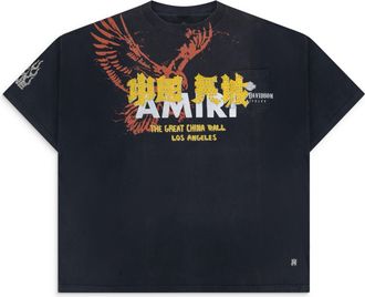 Amiri x T. G.C. W Yellow Vintage Crystal T-shirt