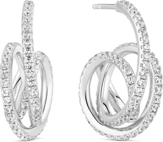 Sif Jakobs Jewellery Earrings Spirale in Sterling Silver at Nordstrom, Size Small