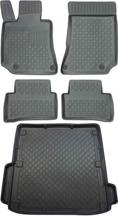 OEM Juego De Alfombrillas Para Coche Y Maletero Para Mercedes Clase E W212 Familiar (2009-10.2016)