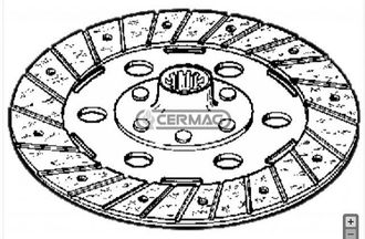 CARRARO Carraro Disco De Embrague R&iacute;gido Para Tractor Agr&iacute;cola Carro 335 400 15356
