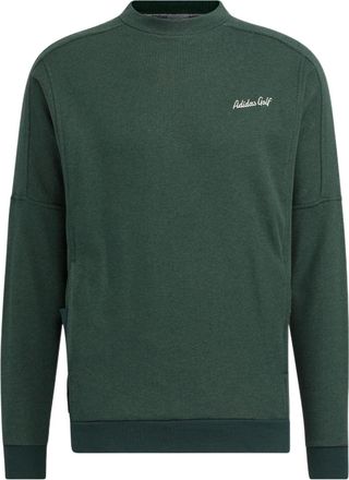 adidas Mens adidas Gt Crew Sw Solid Color Alphabet Embroidered Round Neck Pullover Long Sleeves Green HG3262