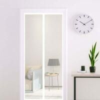 OEM Mosquitera Magn&eacute;tica Blanca Para Puerta De 120x220cm. Malla Muy Densa. Mosquitera Magn&eacute;tica Para Puerta, Cortina Antimoscas E Insectos Con Cinta Adhes