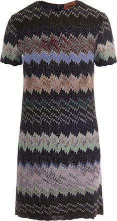 Missoni Multicolor Lam&eacute; Viscose Dress