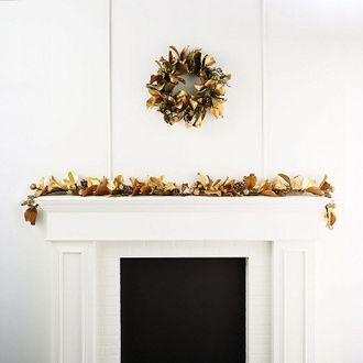 Ballard Designs Golden Pine & Magnolia Greenery - Garland - Ballard Designs