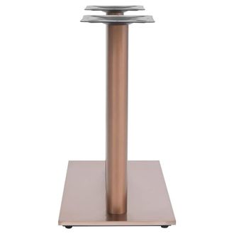 Berkfield Home Sturdy Bistro Table Leg Brass 70x40x72 cm Stainless Steel in Copper | Size: 70 x 40 x 72 cm
