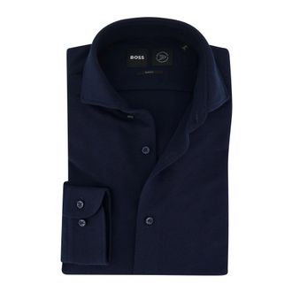 HUGO BOSS Overhemden, Heren, Blauw, XL, Katoen, P-Hank Shirt