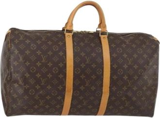 Louis Vuitton Pre-owned Weekend Bags, female, Brown, Size: ONE SIZE Pre-owned Weekend Bag