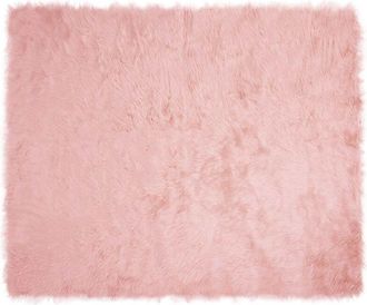 vidaXL Alfombra De Imitaci&oacute;n De Piel De Oveja Tafalla Rosa Vidaxl