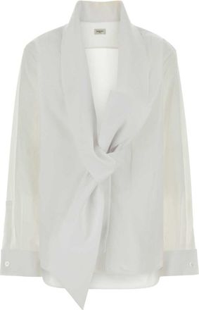 Saint Laurent White Regular Solid Shirt