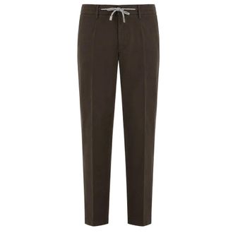 Eleventy Broeken, Heren, Bruin, W36, Katoen, Tapered Broeken