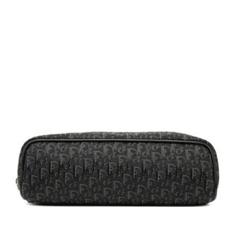 Dior Pre-owned Canvas Pouch - Dames - Pre-owned - Zwart - Maat: ONE Size