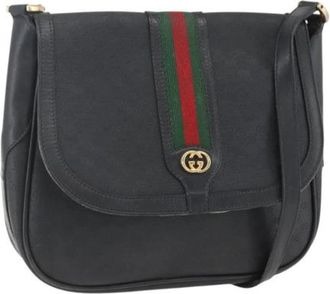 Gucci Pre-owned Plastic Cross Body Bag - Dames - Vintage Schoudertas - Zwart - ONE Size - Vintage