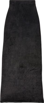Balenciaga Velvet maxi skirt