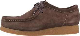 Clarks Wallabee EVO Suede - Dames - Veterschoenen - Bruin - 43 EU - Leer - Schoenen
