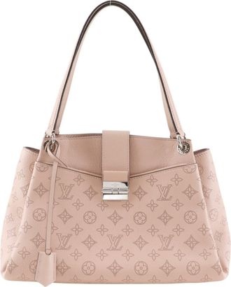 Louis Vuitton Magnolia Pink Monogram Mahina Leather Tote Bag (Pre-Owned)