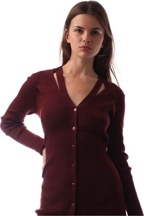 HUGO BOSS Womens Dress in Open Red - Size 12 UK