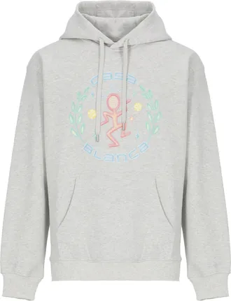 Casablanca Grey Dance Joy Cotton Hoodie