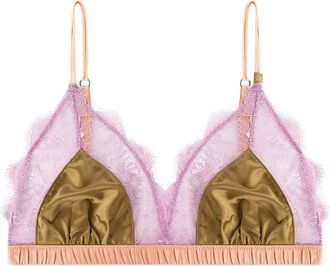 Love Stories Reggiseno con bordo in pizzo - Verde