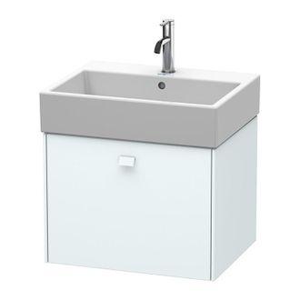 Duravit Duravit Brioso Neceser De Pared 58,4 X 45,9 Cm, 1 Extra&iacute;ble, Para Lavabo Vero Air 235060, Color (frente/cuerpo): Azul Claro Decoraci&oacute;n Mate, Mango Azu
