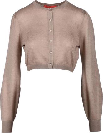 Wild Cashmere Silk And Cashmere Blend Cardigan With Button Front