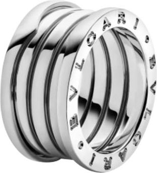 Bulgari B Zero 1 White Gold 4 Band Ring Size S